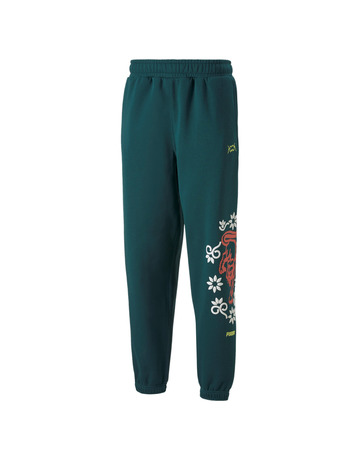 Puma Basketball Run it Back Pant 2 "Varsity Green
