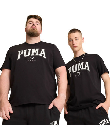 PUMA SQUAD Big Graphic Tee "Black"
