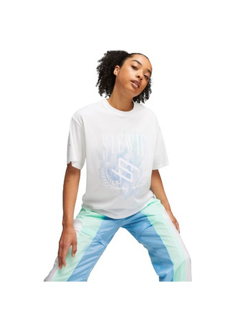 Puma Wns Basketball STEWIE x WATER Logo Tee "White"