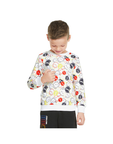 Puma Junior x SMILEY WORLD AOP Crew TR