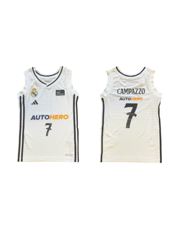 Real Madrid Camiseta Basket Niñ@ 1ª Equip 24/25 # 7 CAMPAZZO #