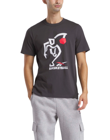 Reebok Basketball Graphic Series Attack Tee "Washed Black"