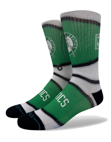 Stance Casual NBA Boston Celtics Mini Ball Hardwood Classic Poly Crew Socks