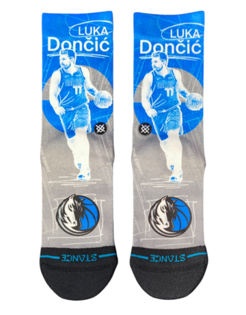 Stance Casual NBA Dallas Mavericks Luka Doncic Pasted Socks