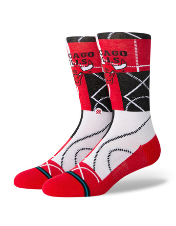 Stance Casual NBA Zone CHI Crew Socks