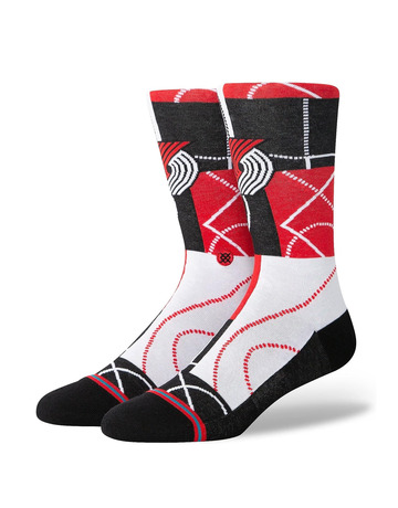 Stance Casual NBA Zone POR Crew Socks