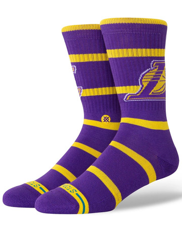 Stance Casual Prep LA Lakers Crew Socks