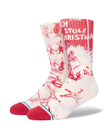 Stance Casual The Grinch Every Who Crew Sock