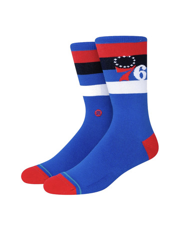 Stance NBA Casual 76ERS ST Crew Socks