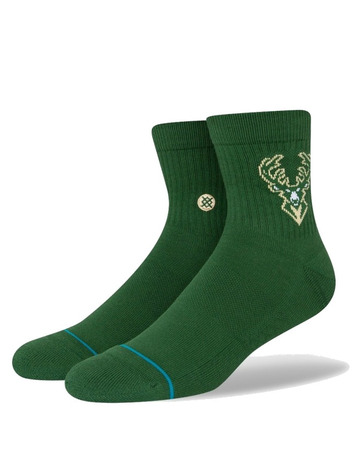 Stance NBA Casual Bucks ST QTR Socks