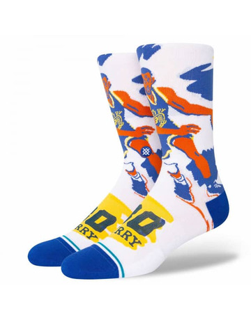 Stance NBA Casual Paint Curry Crew Socks