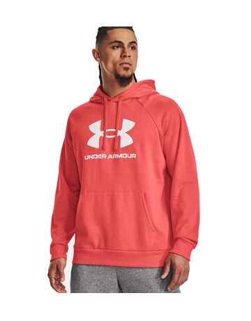 UA Men's Rival Fleece Logo Hoodie "Venom Red"