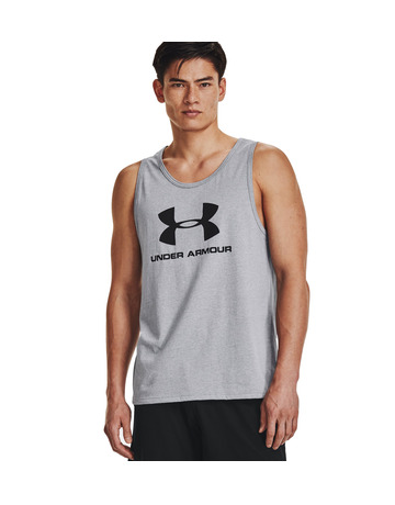 UA Men's Sportstyle Logo Tank "Gray"