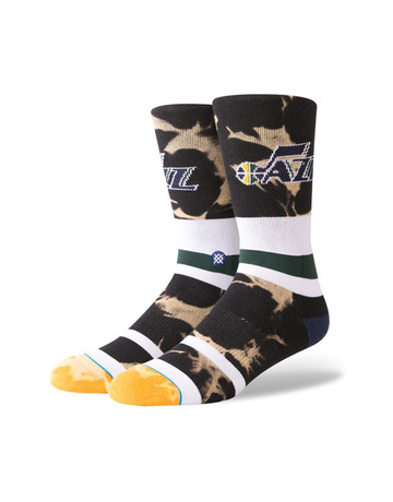 Utah Jazz Acid Wash Socks