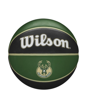Balón Baloncesto Wilson NBA Team Tribute Milwaukee Bucks (Talla 7)