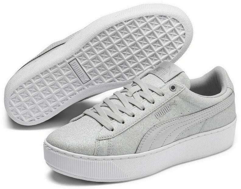 Puma Vikky Platform Glitz "Silver" - manelsanchez.com