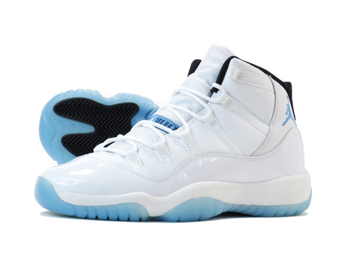 jordan 11 azul con blanco