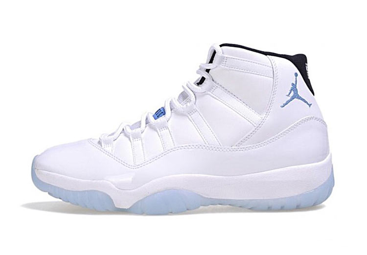 jordan 11 azules con blanco