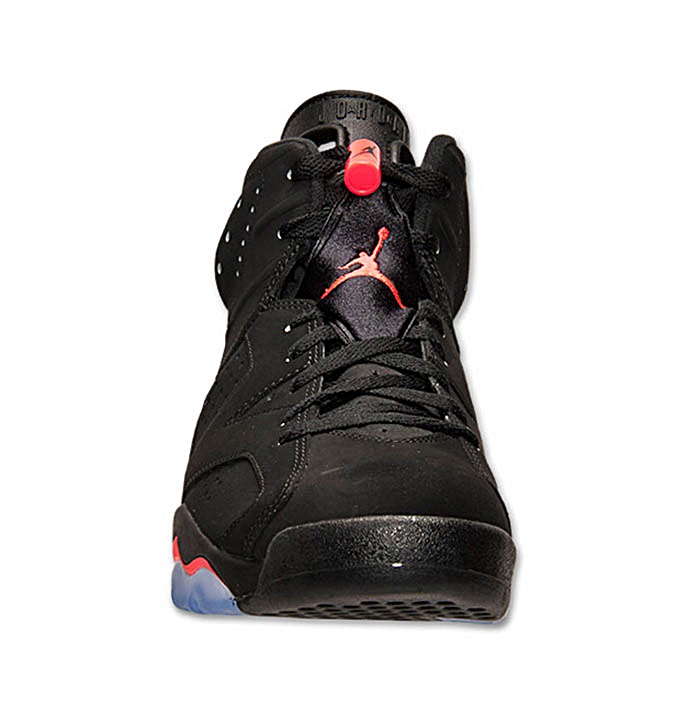 jordan 6 rojo con negro