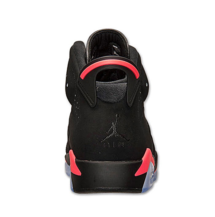 jordan 6 rojo con negro