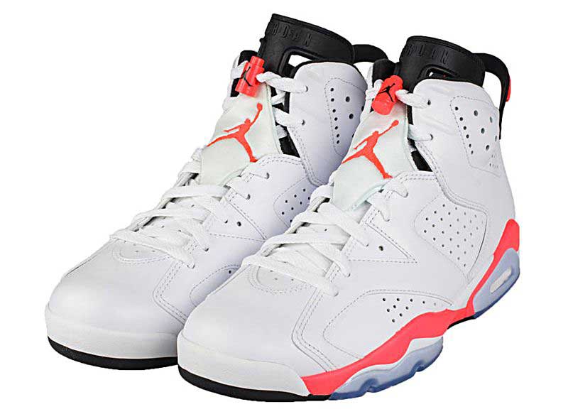 jordan retro 6 blancas con negro