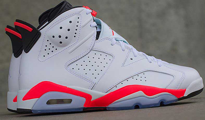 jordan retro 6 blancas con negro