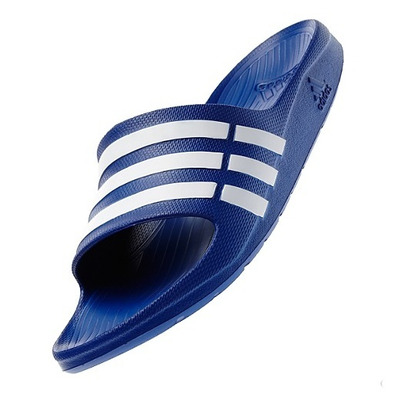 Chanclas Adidas Duramo Slide (royal/blanco)
