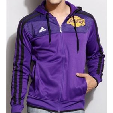 Chaqueta Angeles Lakers (purpura/negro/amarillo)