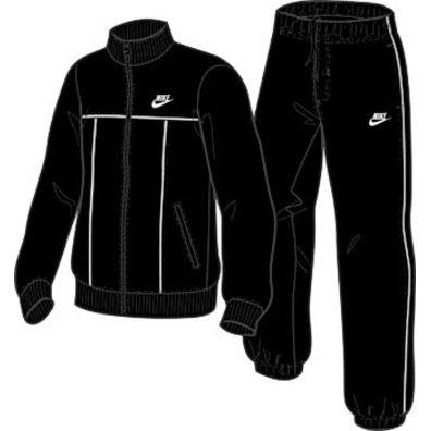 hada la licenciatura Peligro Chandal Nike Style Ess Woven Warm Up Cuffed (negro/blanco)
