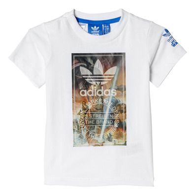 Adidas Originals Camiseta Star Infantil (blanco/mul