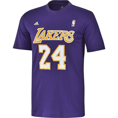 Disfraces sabio Relativamente Adidas NBA Camiseta Gametime Kobe Bryant Lakers (purple)