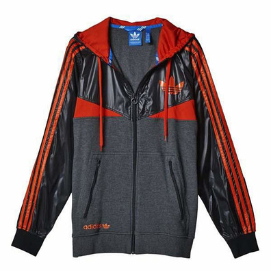 Adidas Originals ZIP (gris/negro/naranja)