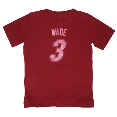 Adidas Camiseta NBA Dwyane Wade Graphic Player Niño (granate)