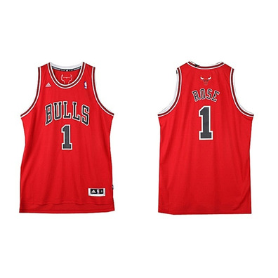 NBA Bordada Rose Bulls (rojo/negro)