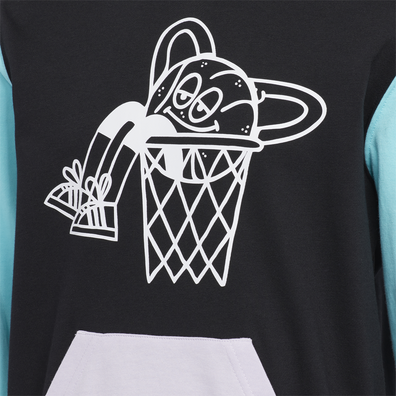 Adidas Basketblall Young Lil Stripe Hoodie "Black"