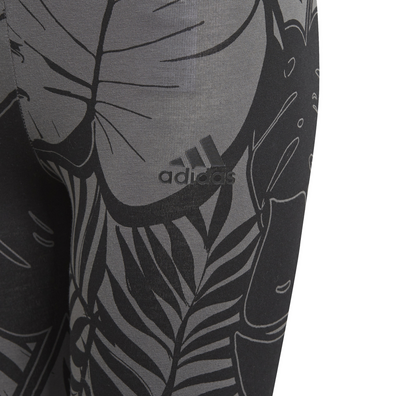 Adidas Girls Future Icons AOP Tight "Grey Five-Black"