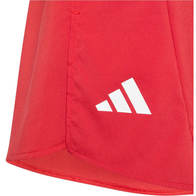 Adidas Junior Team Split Aeroready Shorts "Red"