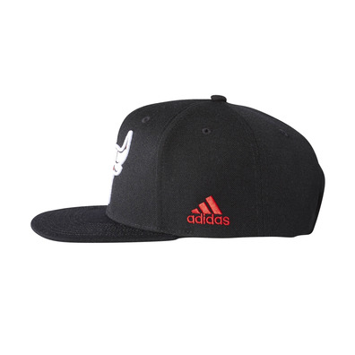 Adidas NBA Bulls Flap Cap (black/white/red solid)
