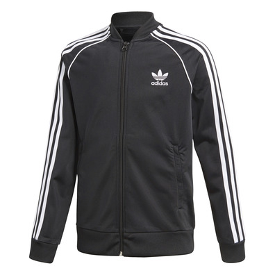 Adidas Originals Junior Superstar Track Top (Black/ White)