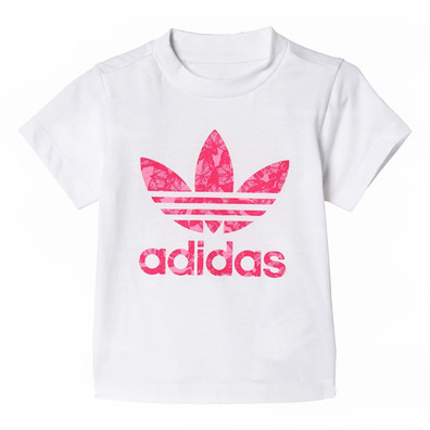 Adidas Originals Trefoil Logo "Butterfly" Infants Tee (white/multicolor)