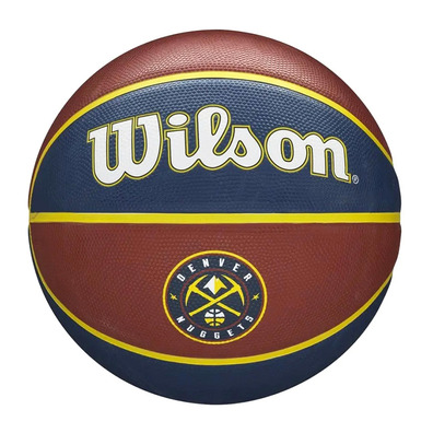 Balón Baloncesto Wilson NBA  Team Tribute Nuggets Talla 7