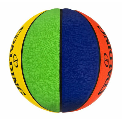 Balón Spalding Rookie Gear Multicolor Sz4 Rubber
