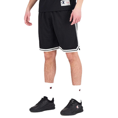Champion Legacy Basketball Stripe Tape Detail Shorts "Black"
