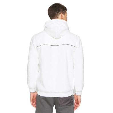 Champion Authentic Legacy Sherpa Hooded Half-Zip "White"