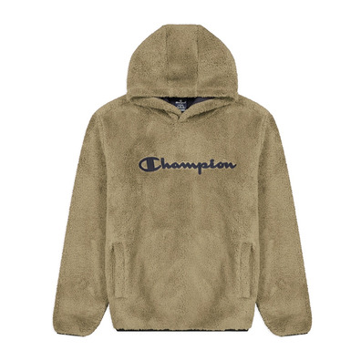 Champion Authentic Legacy Sherpa Top Hooded Fleece "Beige Khaki"