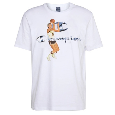 Champion Basketball Vintage 1P Script Logo T-Shirt "White"