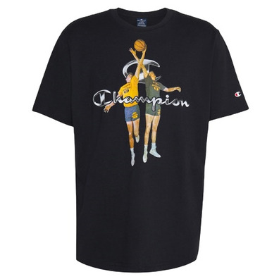 Champion Basketball Vintage 2P Script Logo T-Shirt "Black"