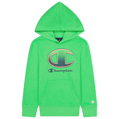 Champion Kids Legacy Logo Print Hoodie "Green"