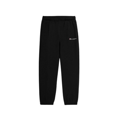 Champion Legacy Comfort Fit Scrip Logo Embroidered Elastic Cuff Pants "Black"
