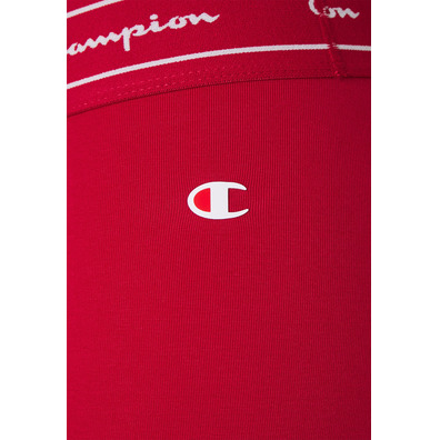 Champion Legacy Wn´s Script Logo Leg Cropped Leggings  "Burgundy Red"